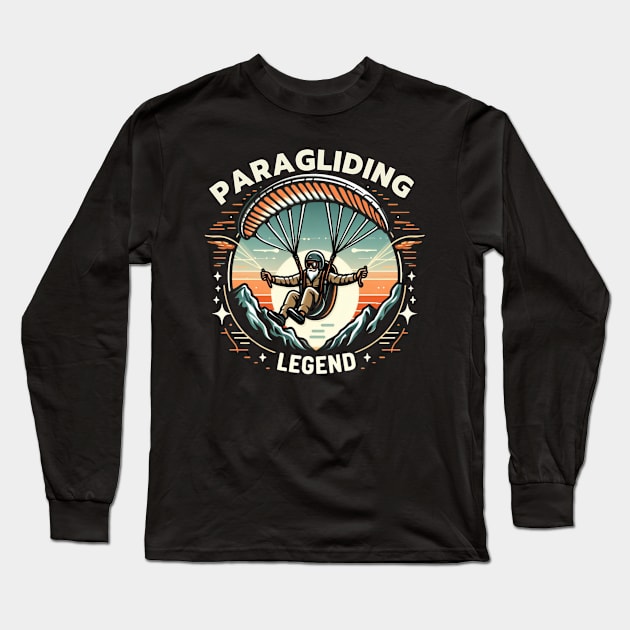 Paragliding legend Long Sleeve T-Shirt by madani04